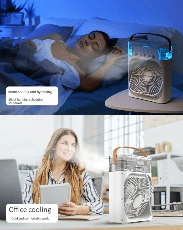 Ventilador Enfriador de Aire Acondicionado 3 en 1