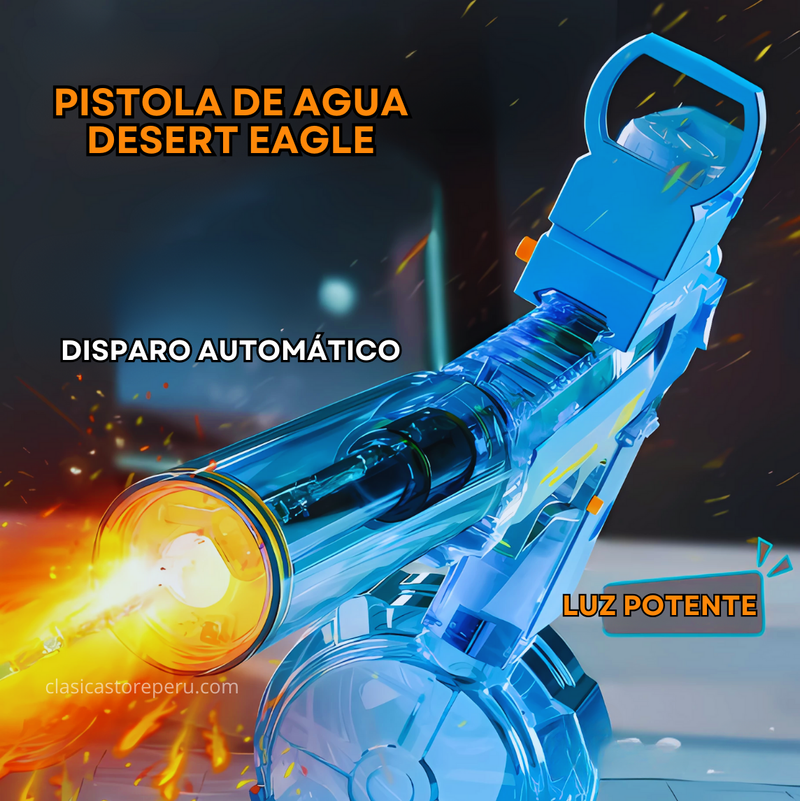 Pistola de Agua Desert Eagle con Luces