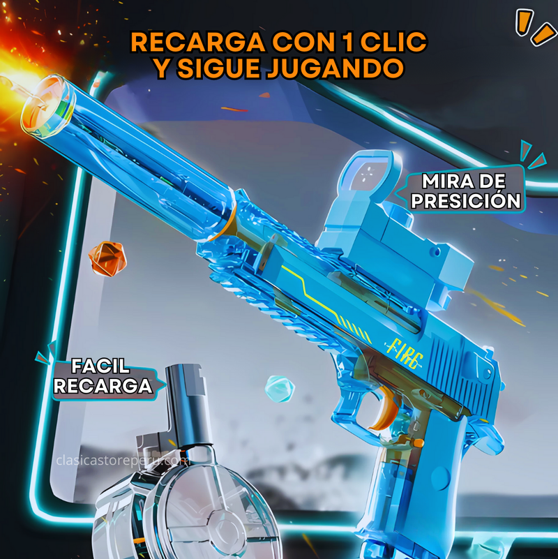 Pistola de Agua Desert Eagle con Luces