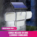 Lampara Solar Inteligente de 4 Cabezas Direcionables