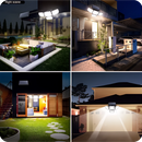 Lampara Solar Inteligente de 4 Cabezas Direcionables