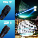Linterna LIDIMI 1610A - 3 800 m Alcanze | Zoom Telescópico + Cuerpo Antideslizante Tipo Diamante