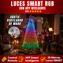 Luces Navideñas SMART RGB Con APP Inteligente + Obsequio Ventilador de Mano