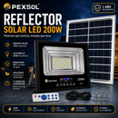 REFLECTOR SOLAR PEXSOL 200 W CON CABLE DE 3 METROS Y 10 HORAS DE DURACION