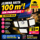 Lampara Solar Inteligente de 4 Cabezas Direcionables