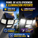 Lampara Solar Inteligente de 4 Cabezas Direcionables