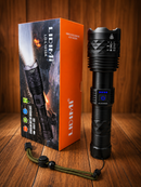 Linterna LIDIMI 1610A - 3 800 m Alcanze | Zoom Telescópico + Cuerpo Antideslizante Tipo Diamante