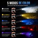 Linterna LED Profesional Alta Potencia LIDIMI 1616A | 5 Modos de Color | 4000 METROS ALCANZE