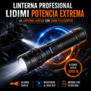 Linterna Profesional LIDIMI LD-L1516A 120W ALCANZE EXTREMO de 5000 m