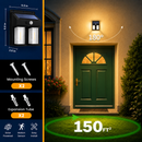 (OFERTA 2X1) Lampara Doble de Exterior Solar Inteligente