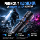 Linterna Táctica LIDIMI 1540A De Alcanze 4,000M | Batería 15,000 mAh