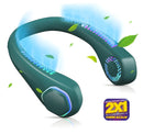(OFERTA 2X1) Ventilador de Cuello Portatil +Obsequio Ventilador de Mano