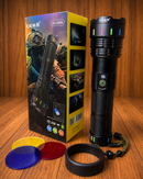 Linterna Táctica XL Ultra Potente LD-L1525A Alcance de 4500 m y Zoom Telescópico