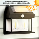 (OFERTA 2X1) Lampara 2 Focos de Exterior Solar Inteligente
