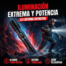 Linterna Táctica Alta Potencia EPC-R37– Alcance de 4000 m y Zoom Telescópico