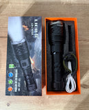 Linterna Táctica Alta Potencia LIDIMI-L1610A Alcance de 3800 m y Zoom Telescópico