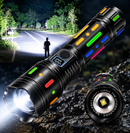 Linterna LED Super Luminosa con Zoom Telescópico de Hasta 3800 Metros Alcanze.