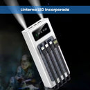 BATERÍA EXTERNA SOLAR POWERBANK 20 000 MAH 4 CABLES AIRE LIBRE