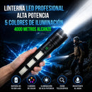 Linterna LED Profesional Alta Potencia LIDIMI 1616A | 5 Modos de Color | 4000 METROS ALCANZE