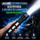 Linterna LED Profesional Alta Potencia LIDIMI 1616A | 5 Modos de Color | 4000 METROS ALCANZE