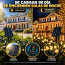 Luces LED Navideñas Solares Doradas 30 Metros + Obsequio Mandil