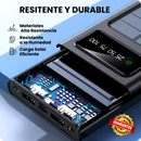 BATERÍA EXTERNA SOLAR POWERBANK 20 000 MAH 4 CABLES AIRE LIBRE