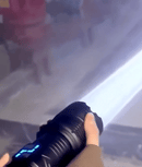 Linterna LED Super Luminosa con Zoom Telescópico de Hasta 3MIL Metros Alcanze.