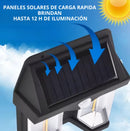 (OFERTA 2X1) Lampara Doble de Exterior Solar Inteligente