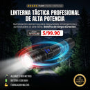 Linterna Táctica Alta Potencia LIDIMI-L1610A Alcance de 3800 m y Zoom Telescópico
