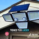 Lampara Solar Inteligente de 4 Cabezas Direcionables