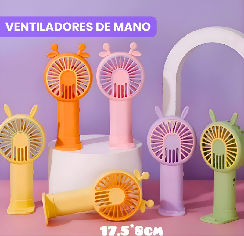 Ventilador de Mano Portatil Recargable