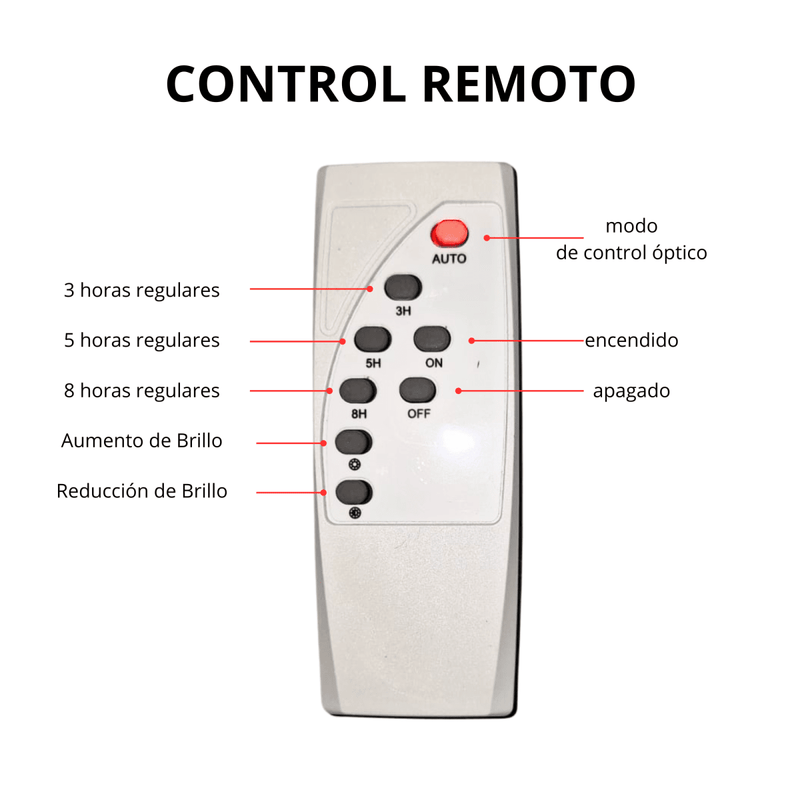 REFLECTOR SOLAR CUBULL 100W CON CABLE DE 3 METROS Y 10 HORAS DE DURACION