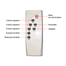 REFLECTOR SOLAR CUBULL 200W CON CABLE DE 3 METROS Y 10 HORAS DE DURACION