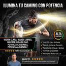 Linterna Led De Cabeza con Zoom Telescopico Lidimi de 3 Baterias.