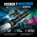 Linterna Táctica Profesional 3800m | Hecha para Situaciones Críticas