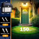 (OFERTA 2X1) Lampara Doble de Exterior Solar Inteligente