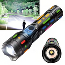 Linterna LED Super Luminosa con Zoom Telescópico de Hasta 3MIL Metros Alcanze.